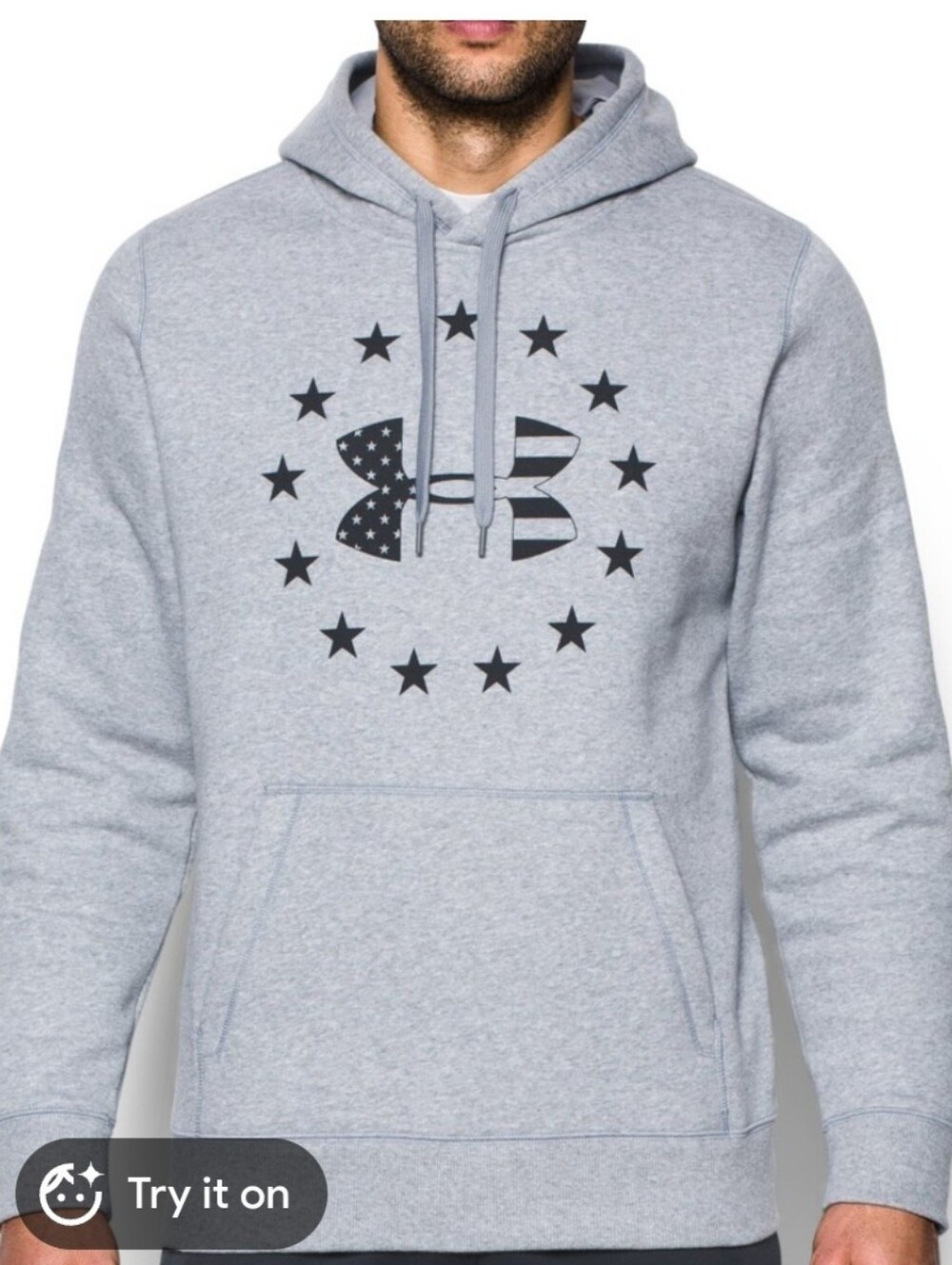 NWT Under Armour Men's Freedom BFL Rival Hoodie